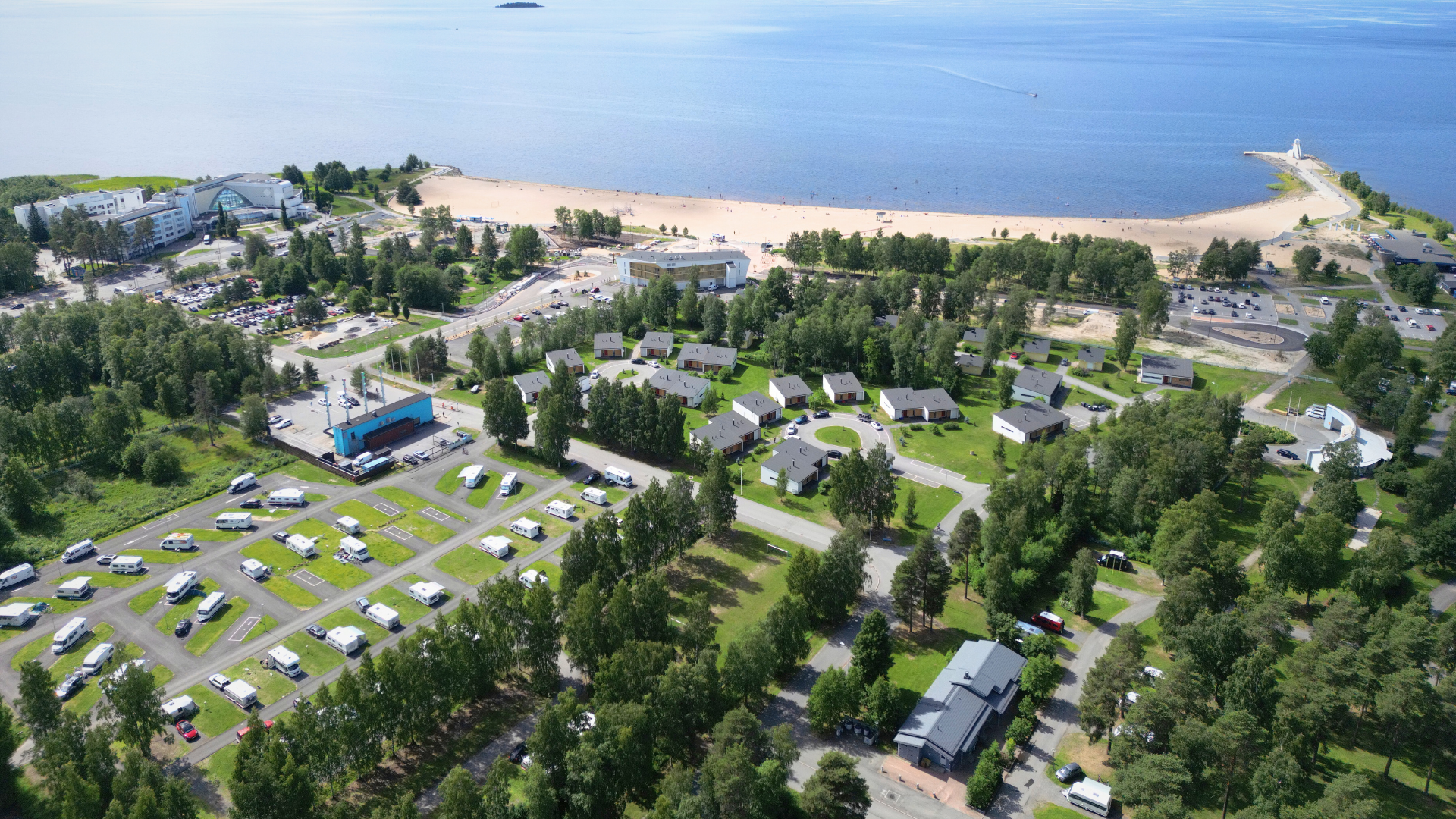 Nallikari ilmakuva
